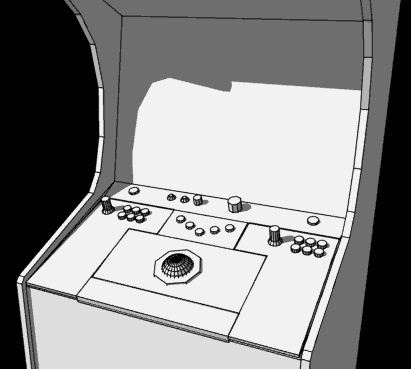 Arcade cabinet controls rotating x 7