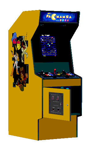 Arcade cabinet controls rotating